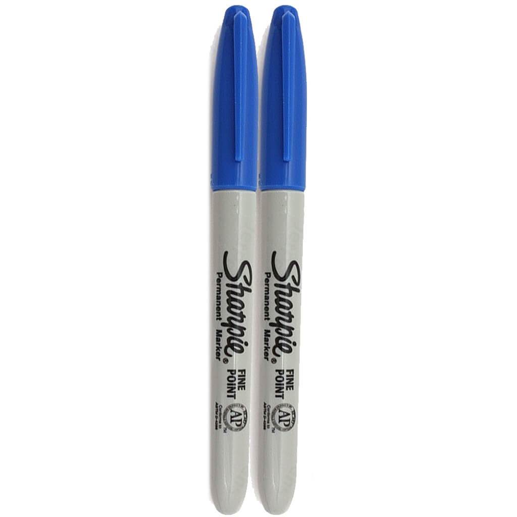 Sharpie Fine Point Pen Blue2pcs