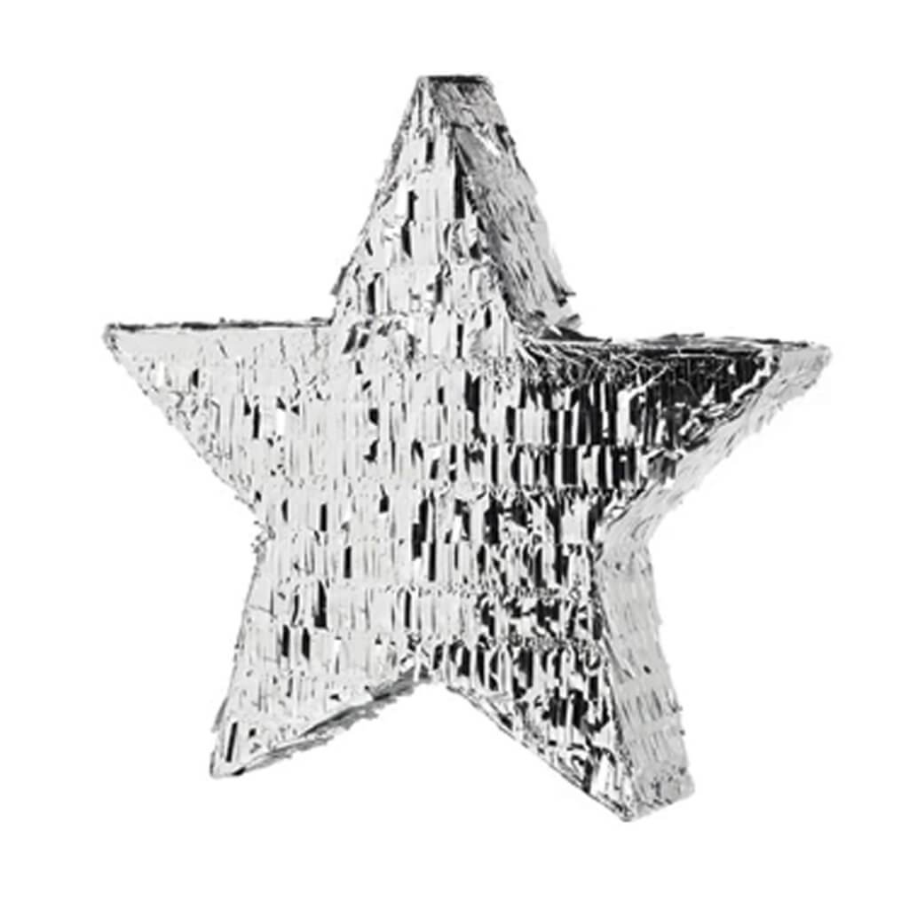 Foil Premium Star Pinata Silver 