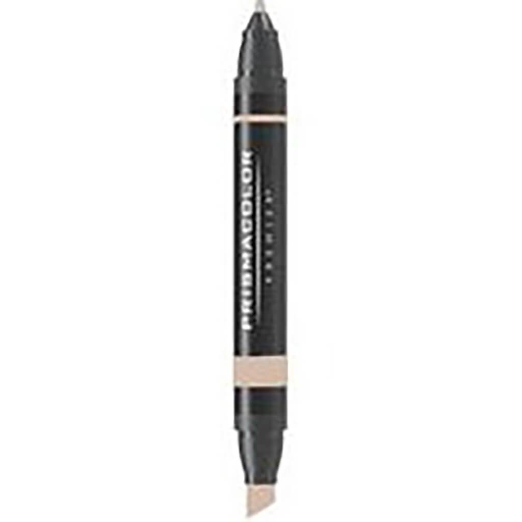 Prismacolor Premier Double-Ended Chisel Fine Markers Light Umber