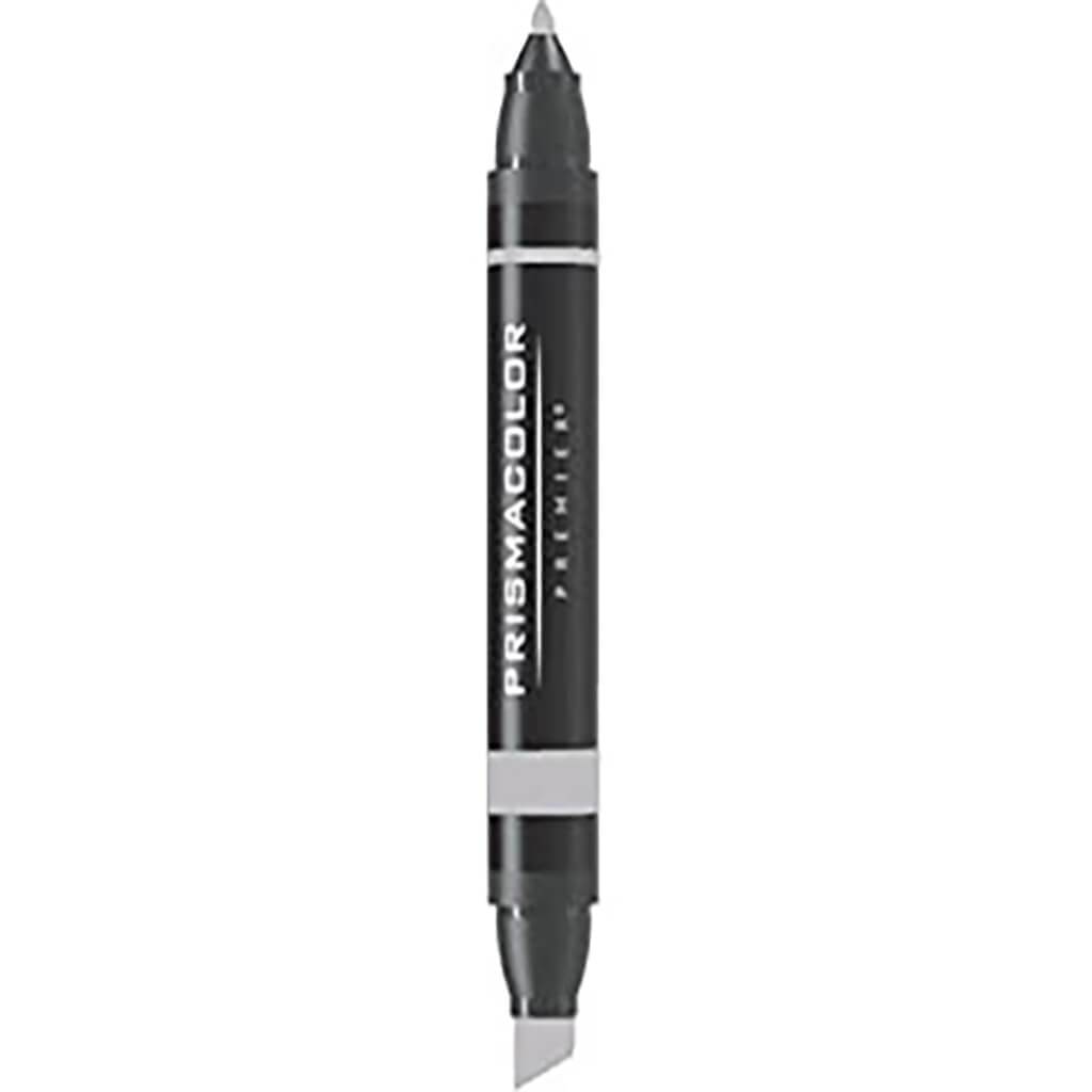 Prismacolor Premier Double-Ended Chisel Fine Markers Neutral Gray