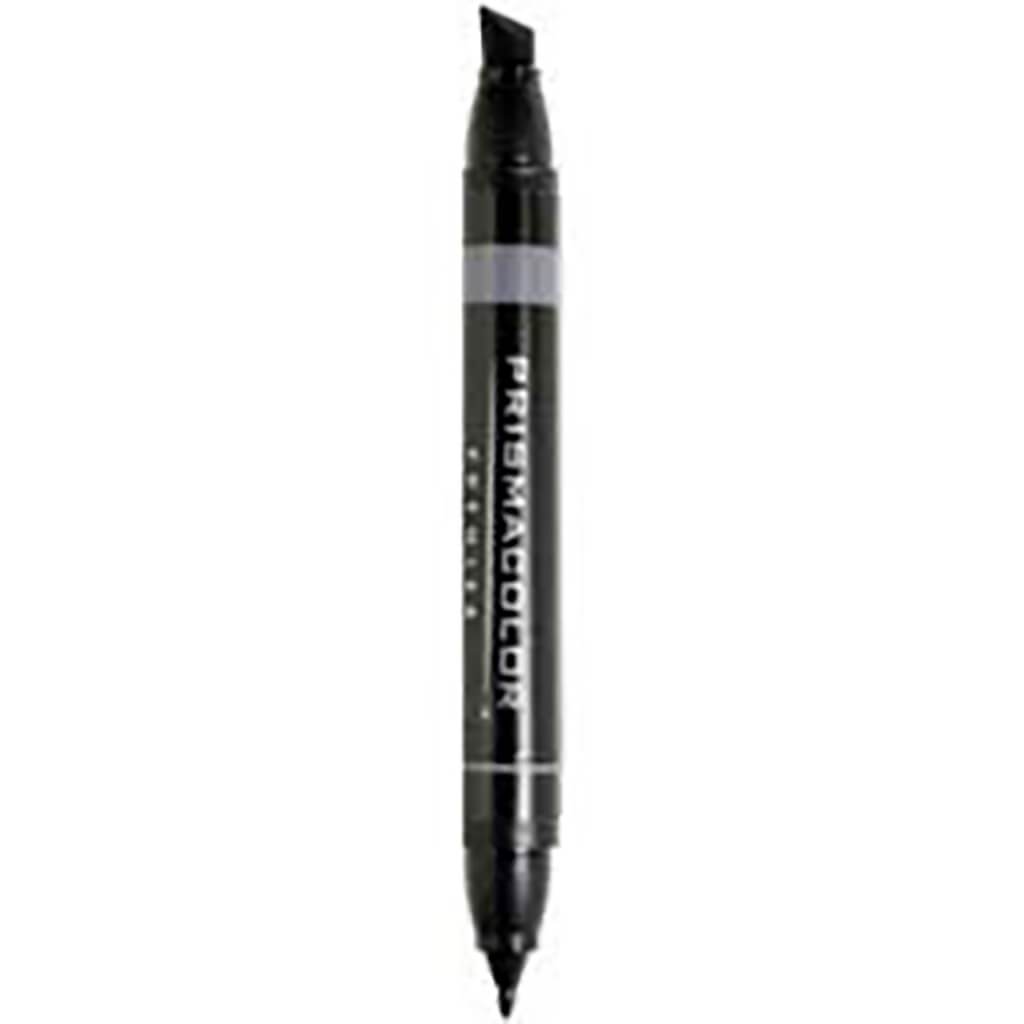 Prismacolor Premier Double-Ended Chisel Fine Markers Neutral Gray