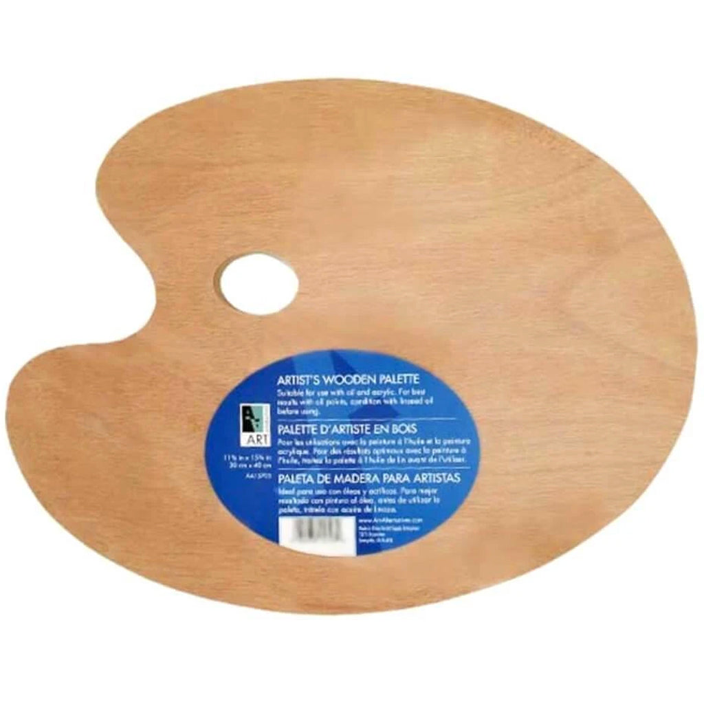 Wooden Palette Oval