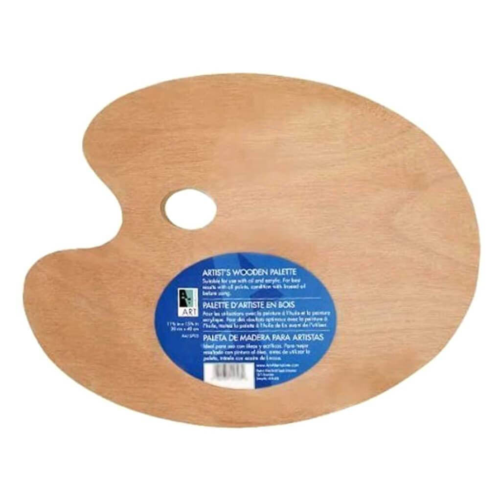 Wooden Palette Oval