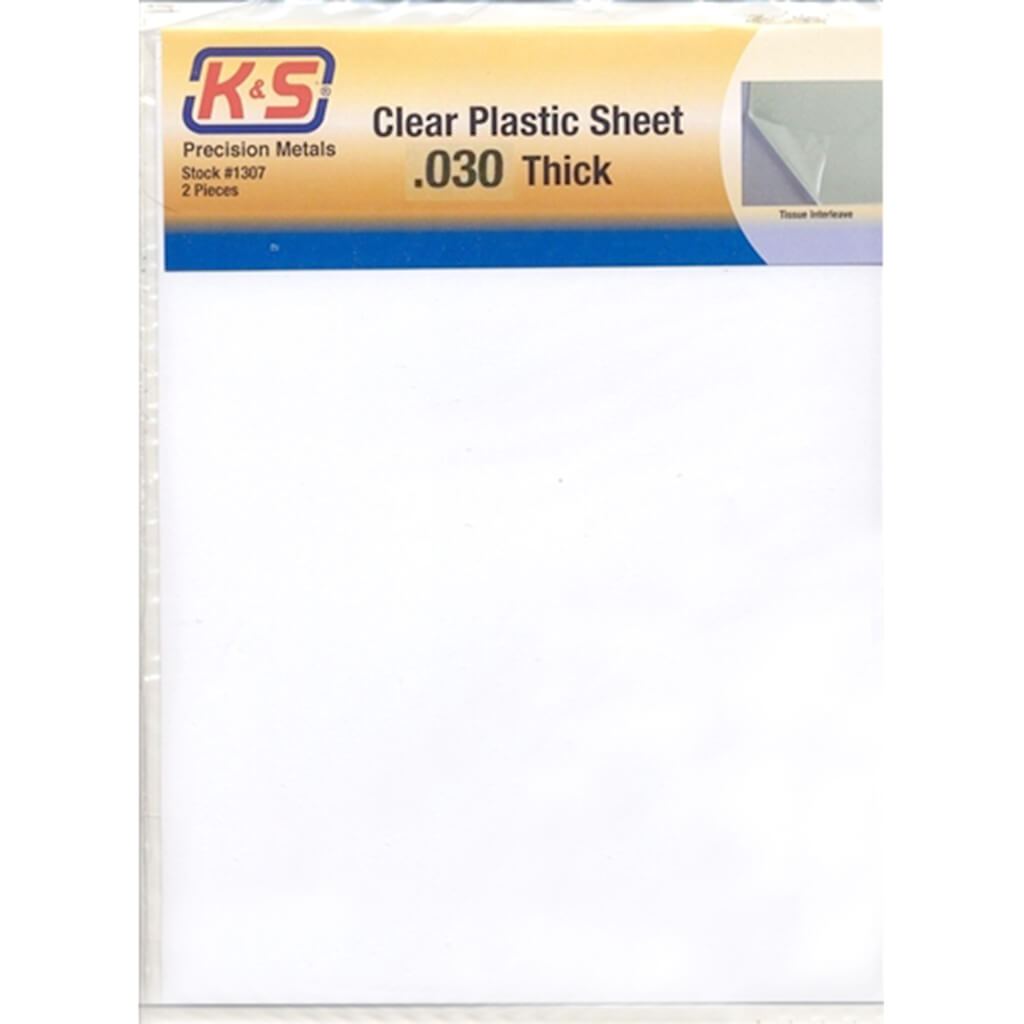 Clear Plastic Sheet 9in x 12in