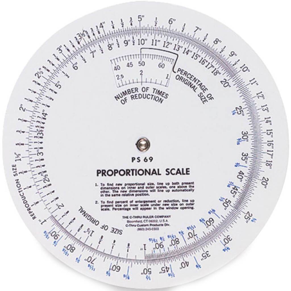 Circular Scale Print Circular Proportional Scales - Creative Minds