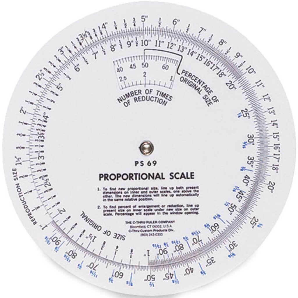 Circular Proportional Scales