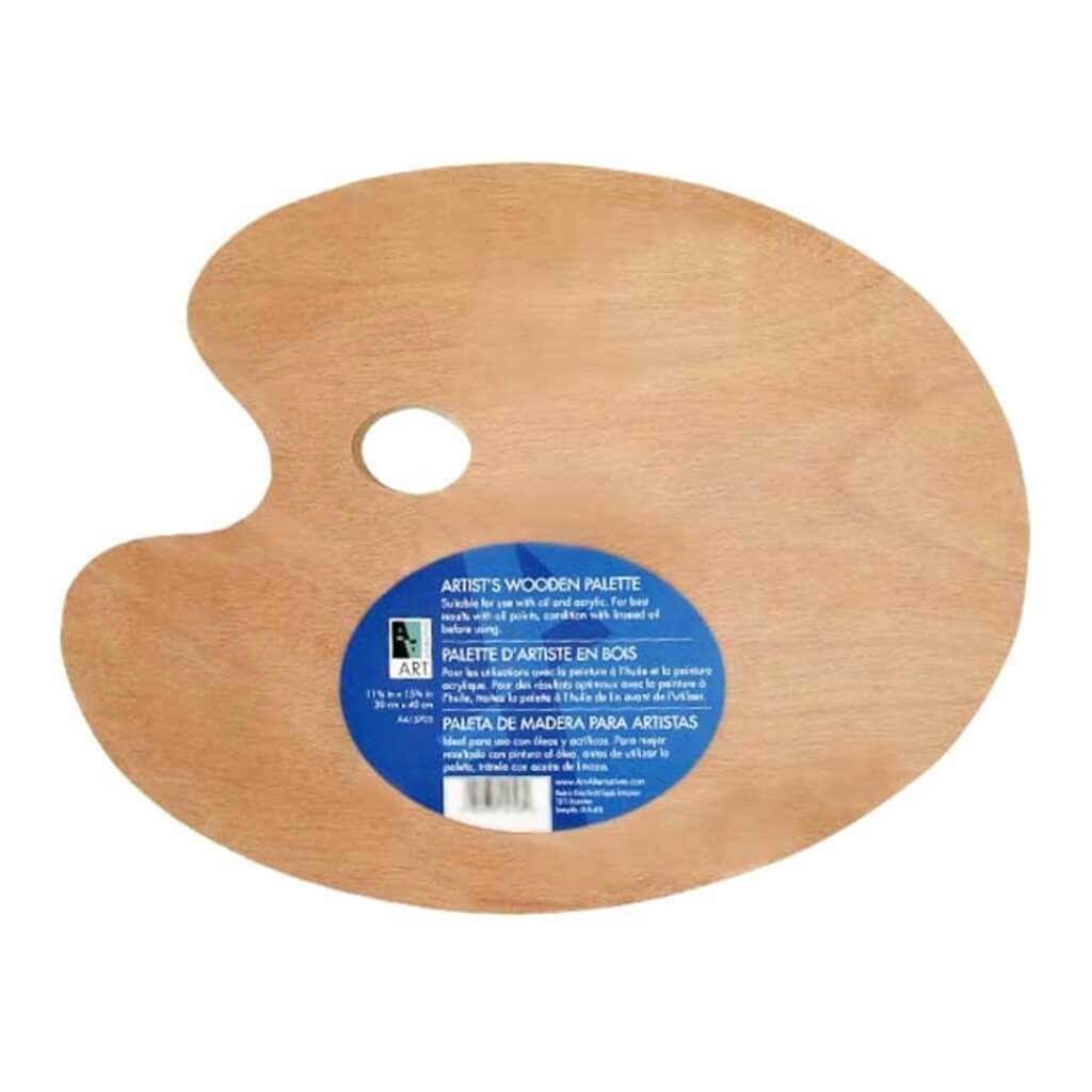 Wooden Palette Oval
