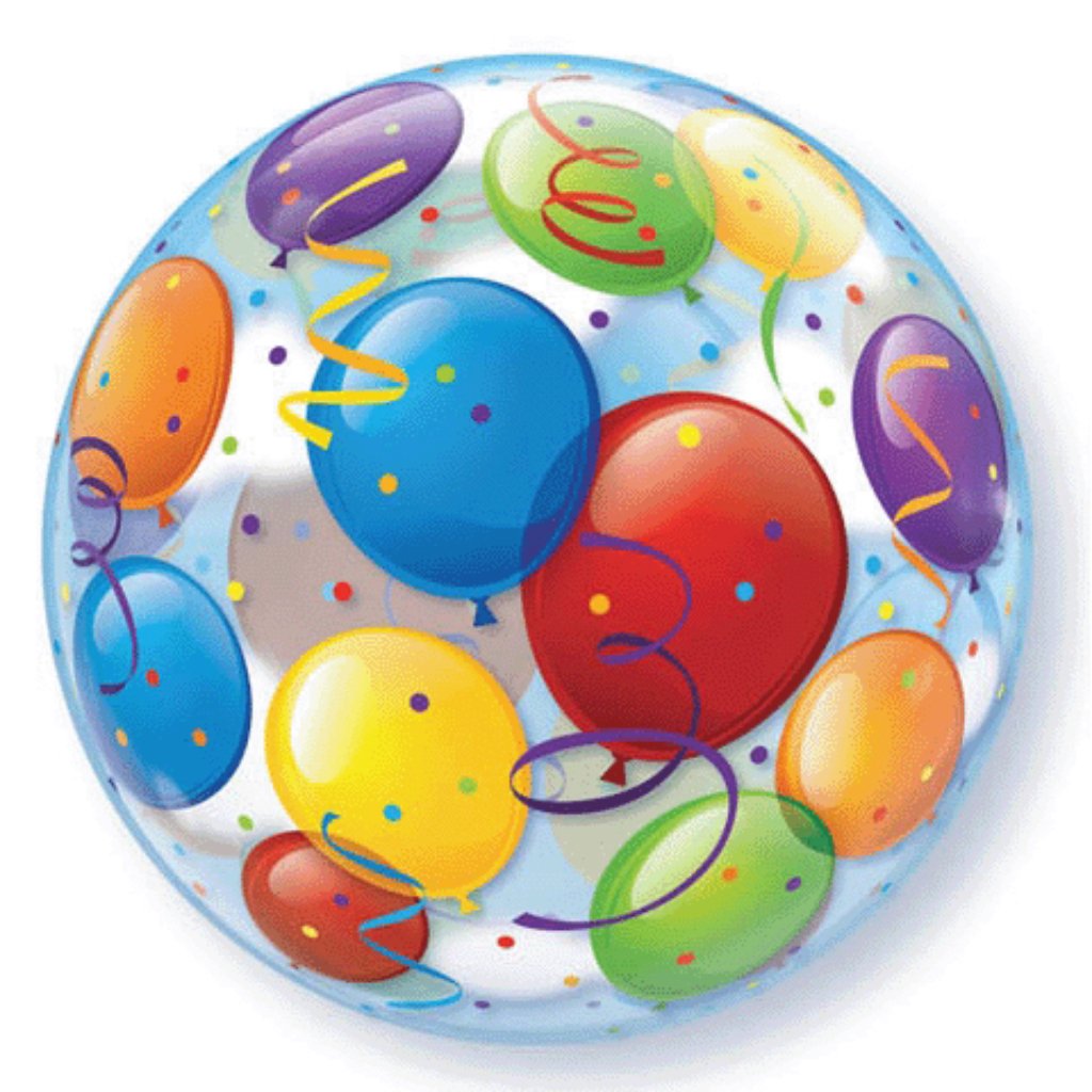 Balloons Bubble Balloons 22in 