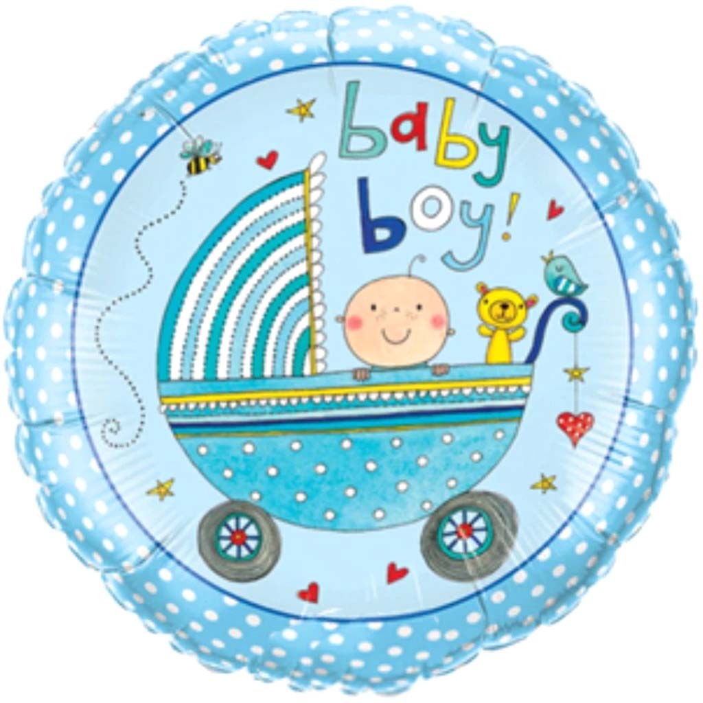 Baby Boy Foil Balloon  18in