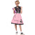 50's Sweetheart Black & Pink Costume