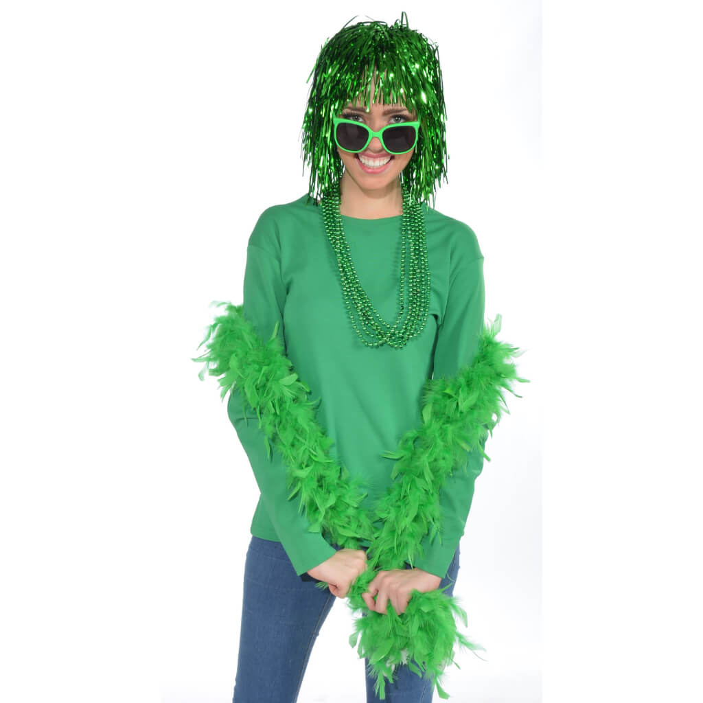 St. Patrick&#39;s Day Turkey Feather Boa 