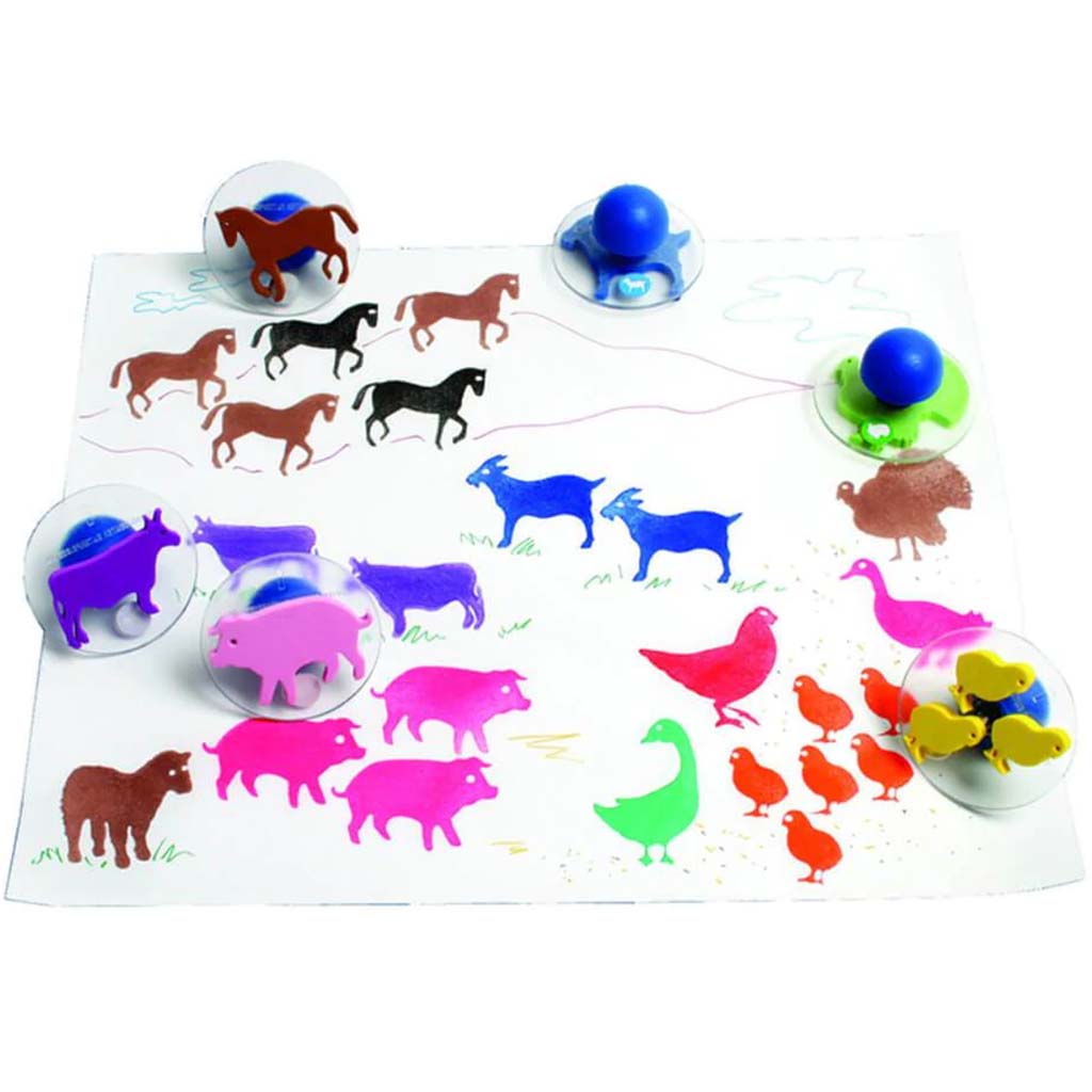 FARM ANIMALS GIANT STAMPS 