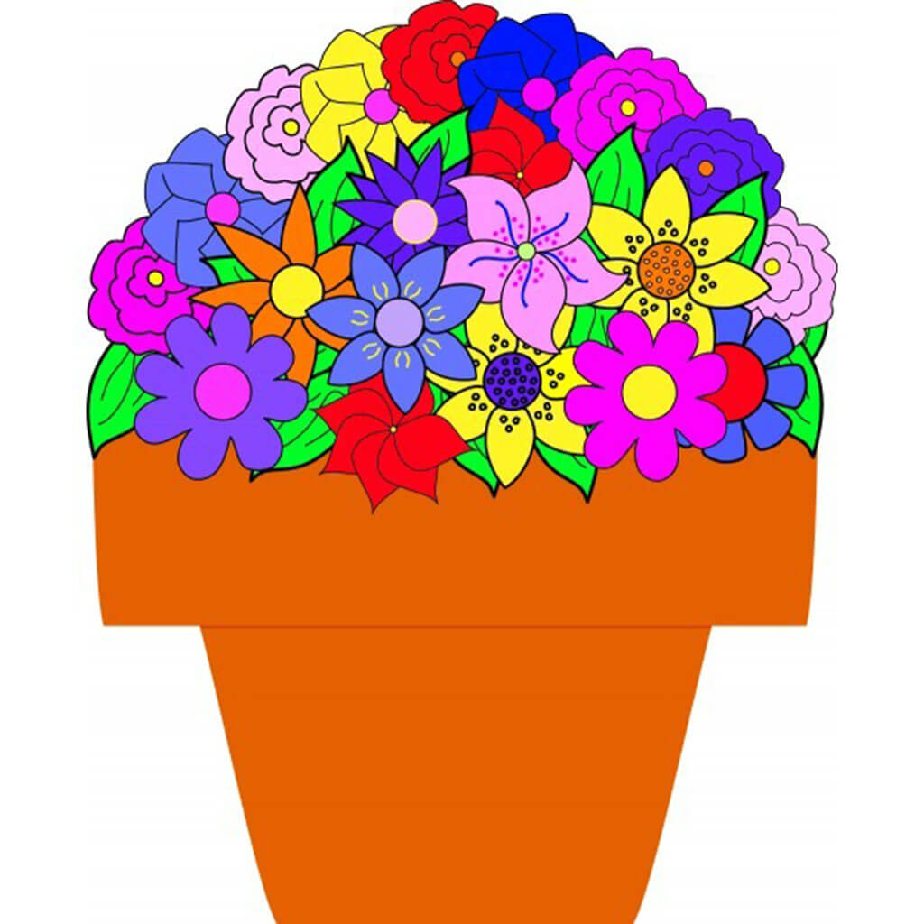 Flower Pot Accents 7in