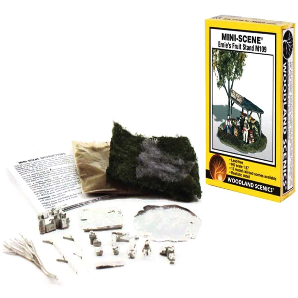 Ernie's Fruit Stand HO Scale Kit 