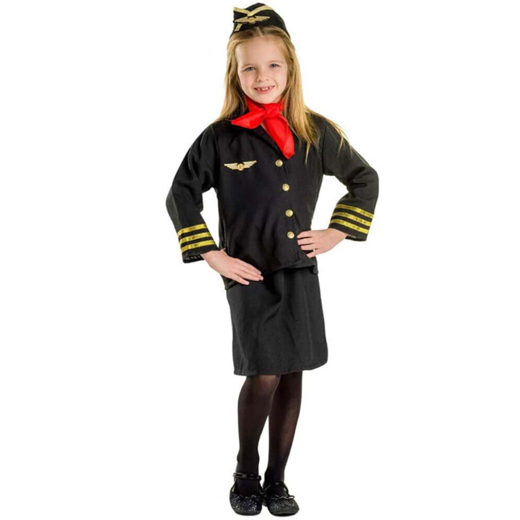 Flight Attendant Costume (12-14) Large