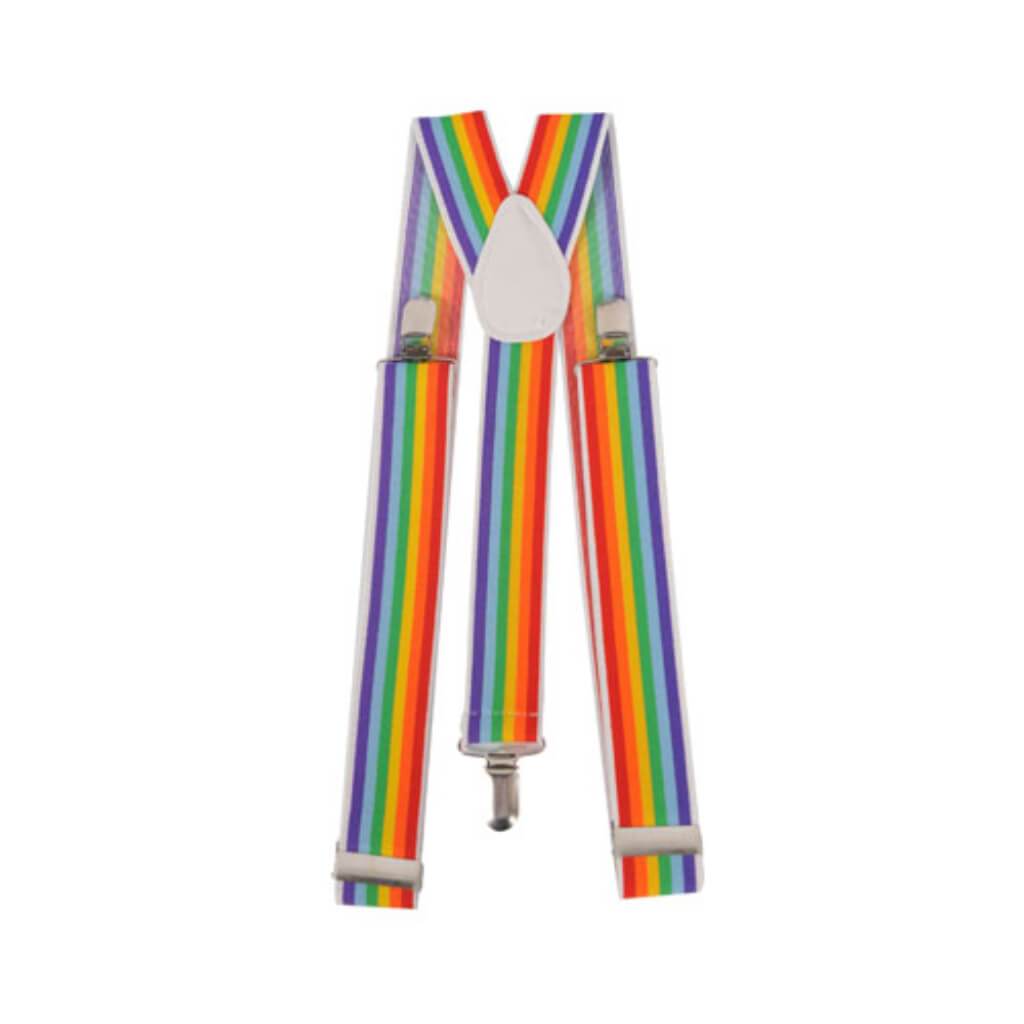 Wide Stripe Suspenders 