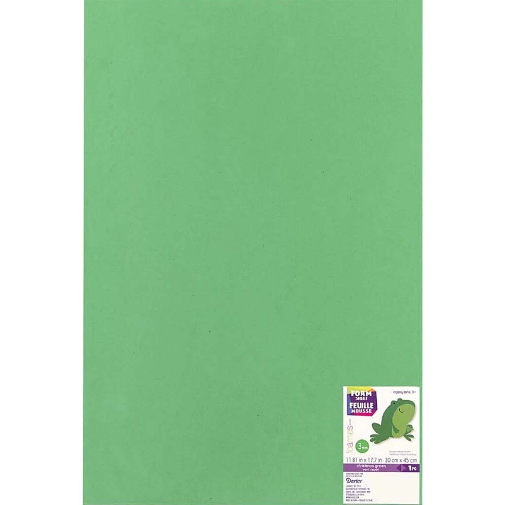 FOAM SHEET 3MM GREEN 