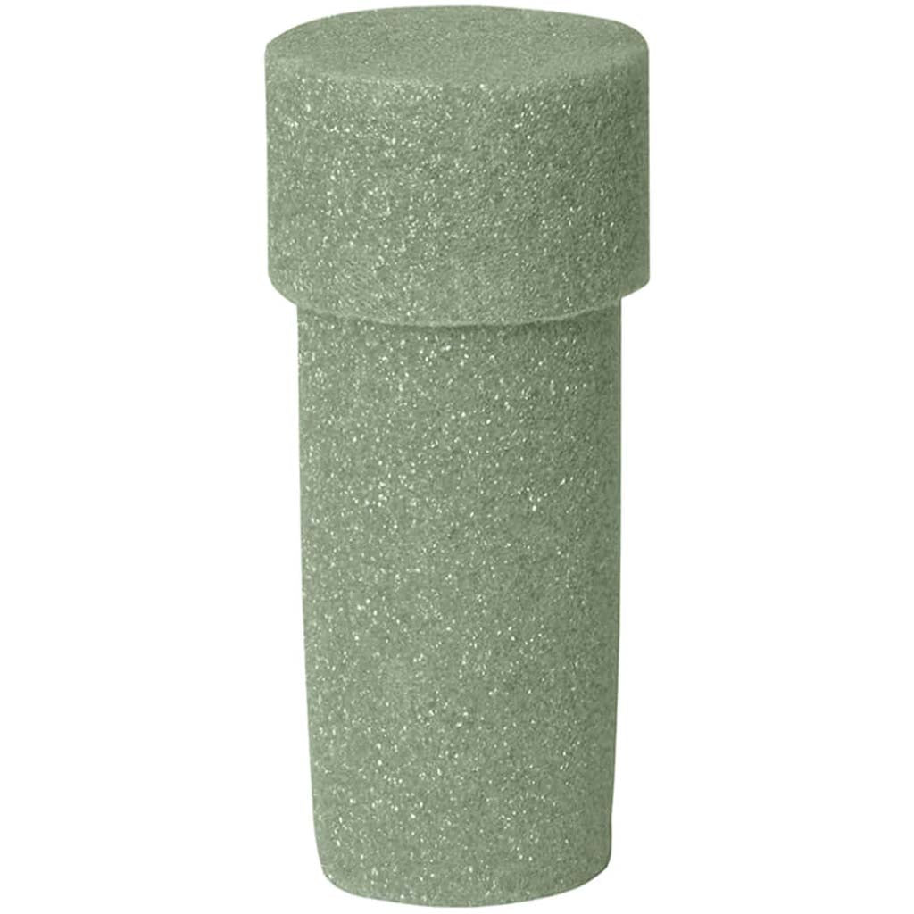 Styrofoam Vase Insert 6x3.25in Green