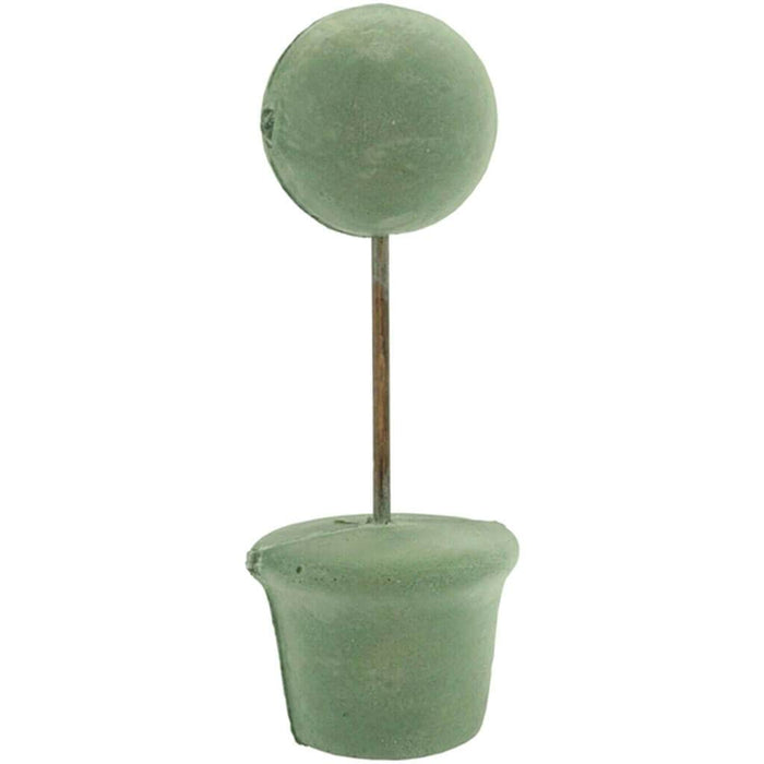 Topiary Form Ball Base 3in Green