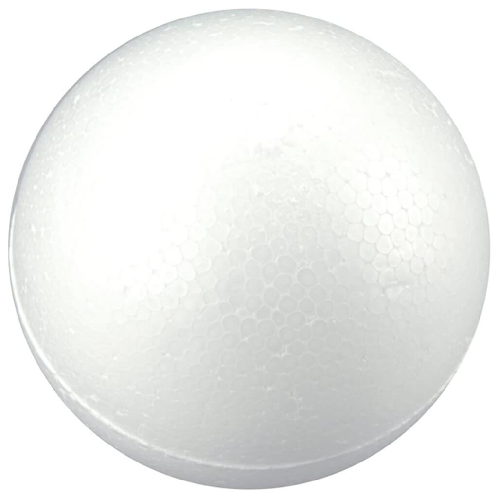 Styrofoam Ball Solid 10in White