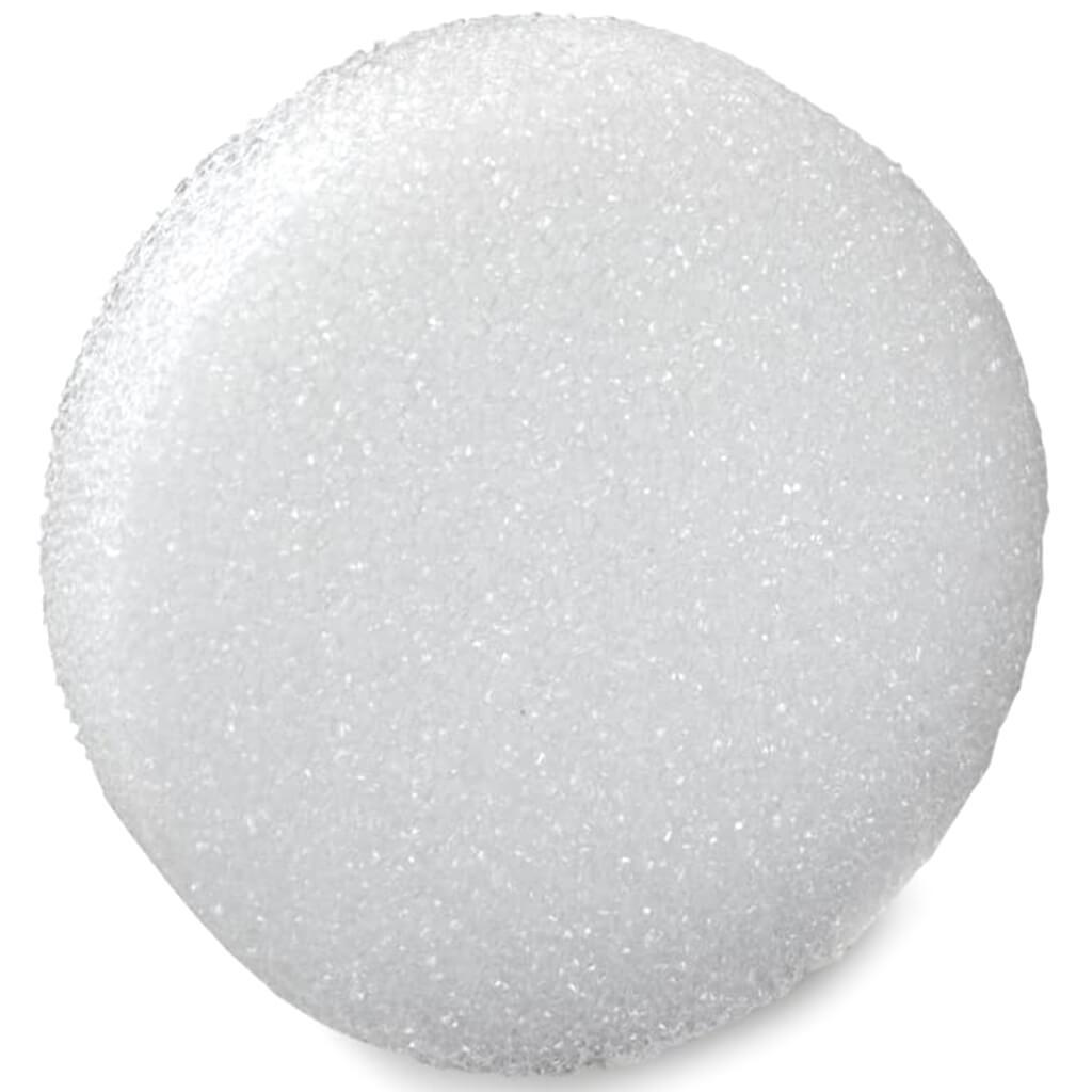 Styrofoam Disc 8x2in White