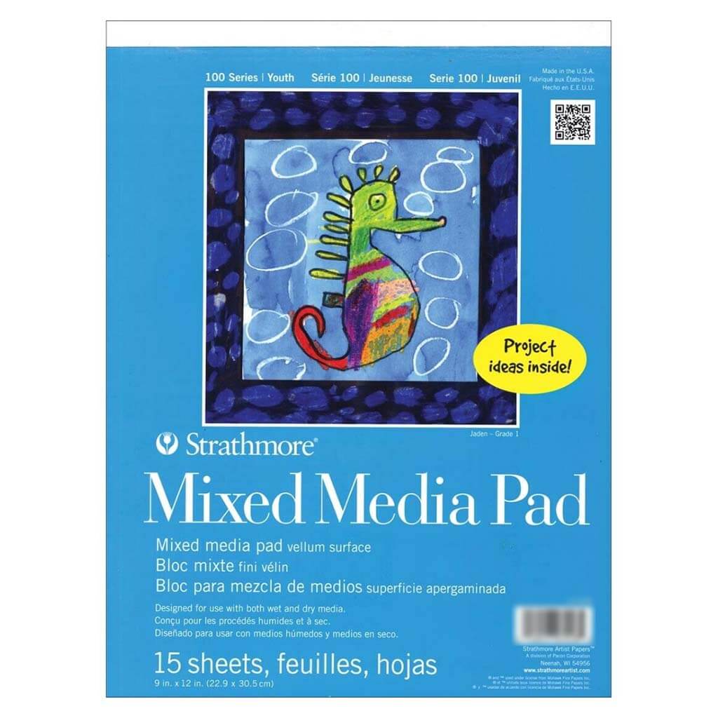 Strathmore 100 Youth Mixed Media Pad 9in x 12in