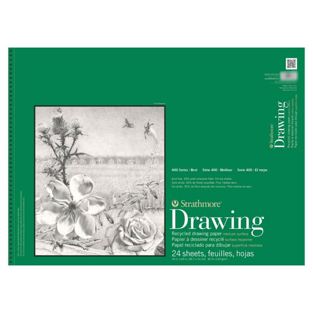 Strathmore 400 Recycled Drawing Pad 18in X 24in