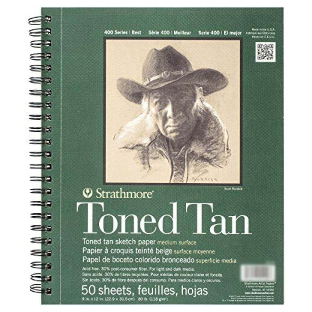 Strathmore Toned Tan Sketch Pad  9in X 12in