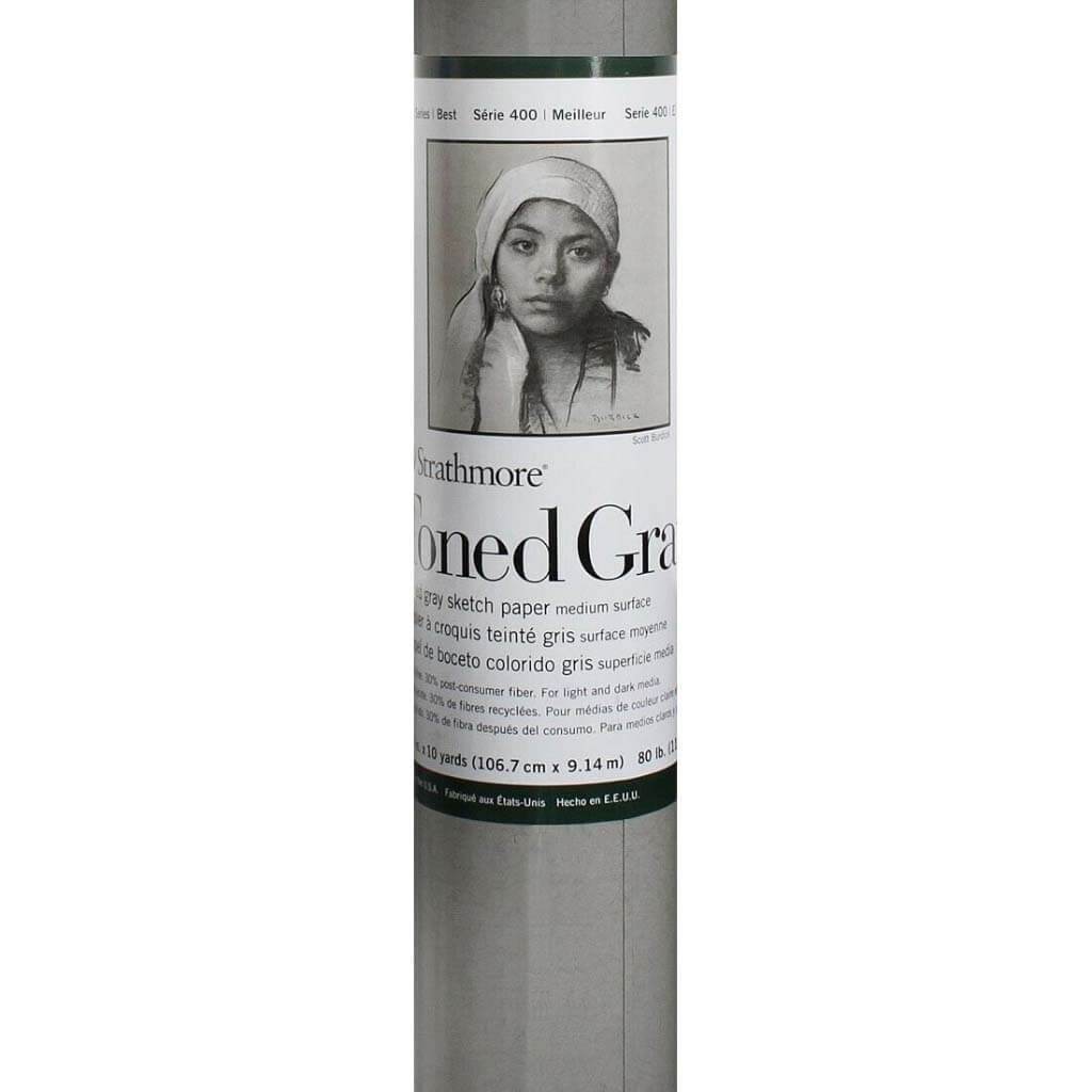 Strathmore Toned Gray Sketch 42in x 10yds Roll