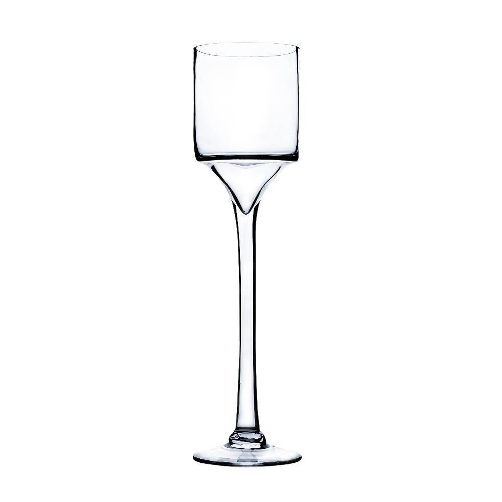 Clear Wine Glass Vase 4" x 18" 