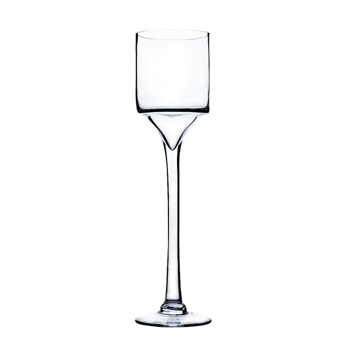 Clear Wine Glass Vase 4" x 18" 