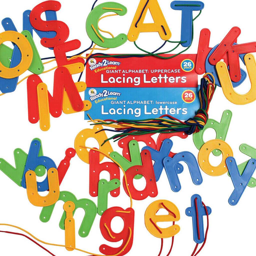 Uppercase &amp; Lowercase Alphabet Lacing