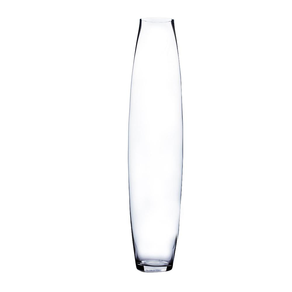 Clear Urn Bullet Glass Vase 4" x 31" 