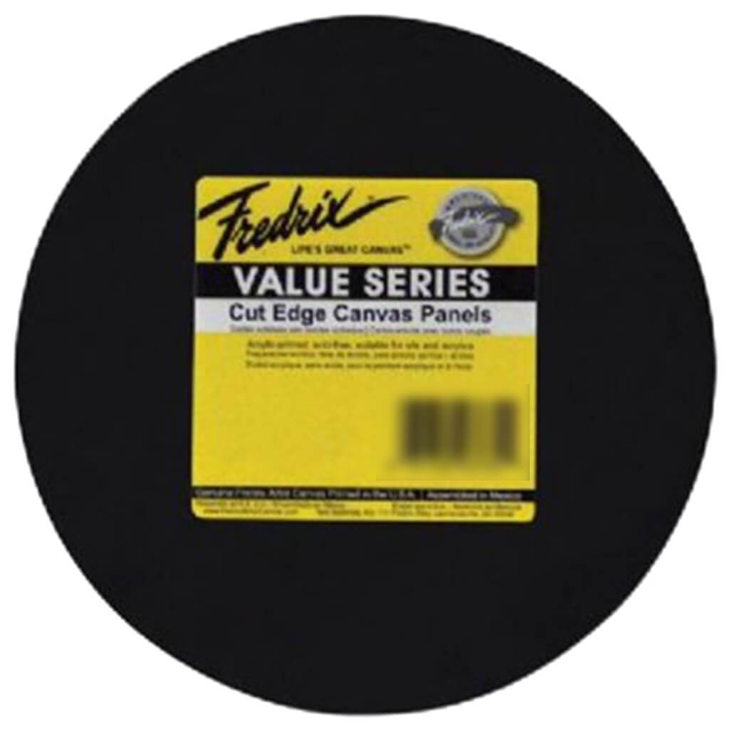 Cut Edge Canvas Panel Value Series Round 6pk 12in
