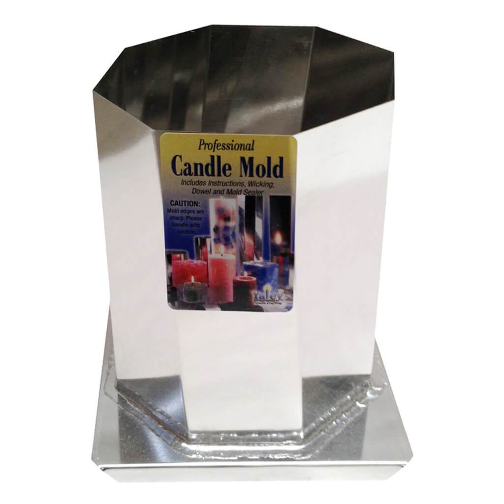 Candle Molder Octagon Spiral 4 3/4X5 3/4 