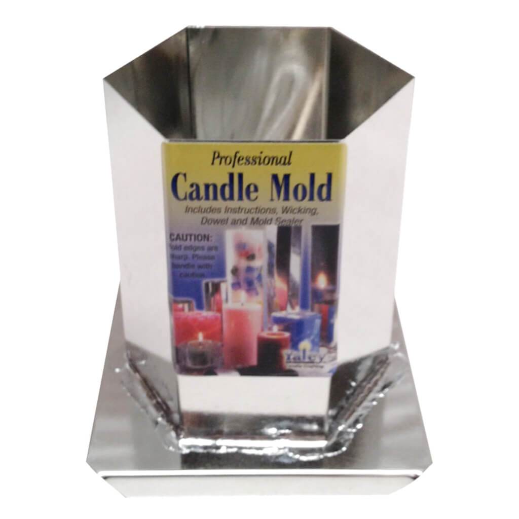 Candle Molder Hexagon Straight 3X4 