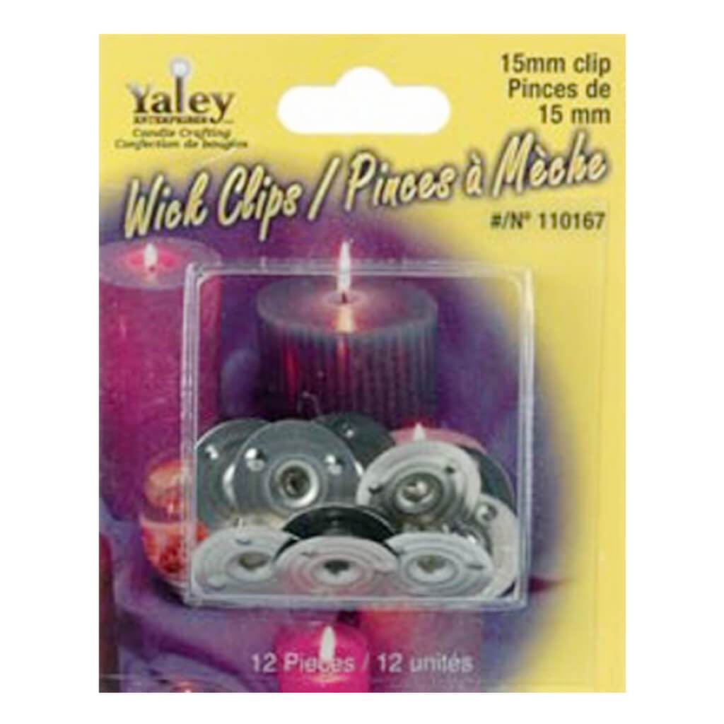 Wick Clips Round 12Pc 15Mm 