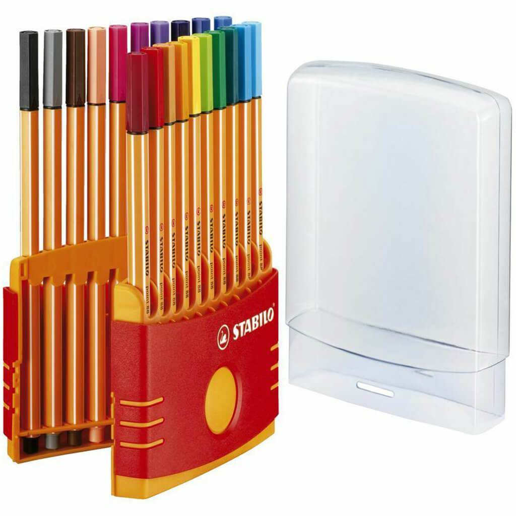 Point 88 Pens Color Parade Sets 20 Color Color Parade Set with Hang Tab