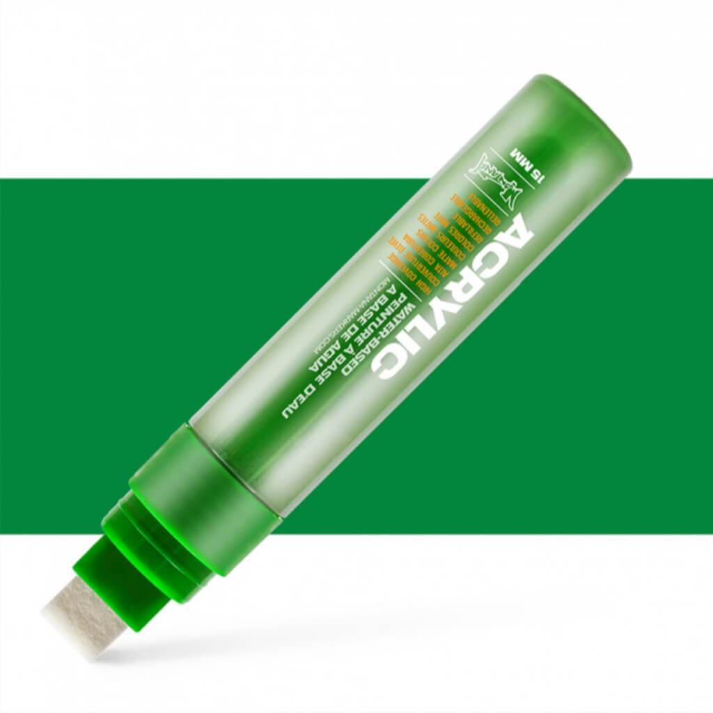 Montana Acrylic Paint Marker- 15mm Standard Shock Green Light