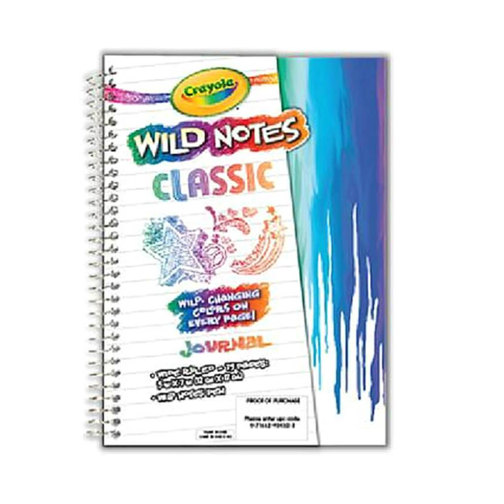 Crayola Wild Notes Journal