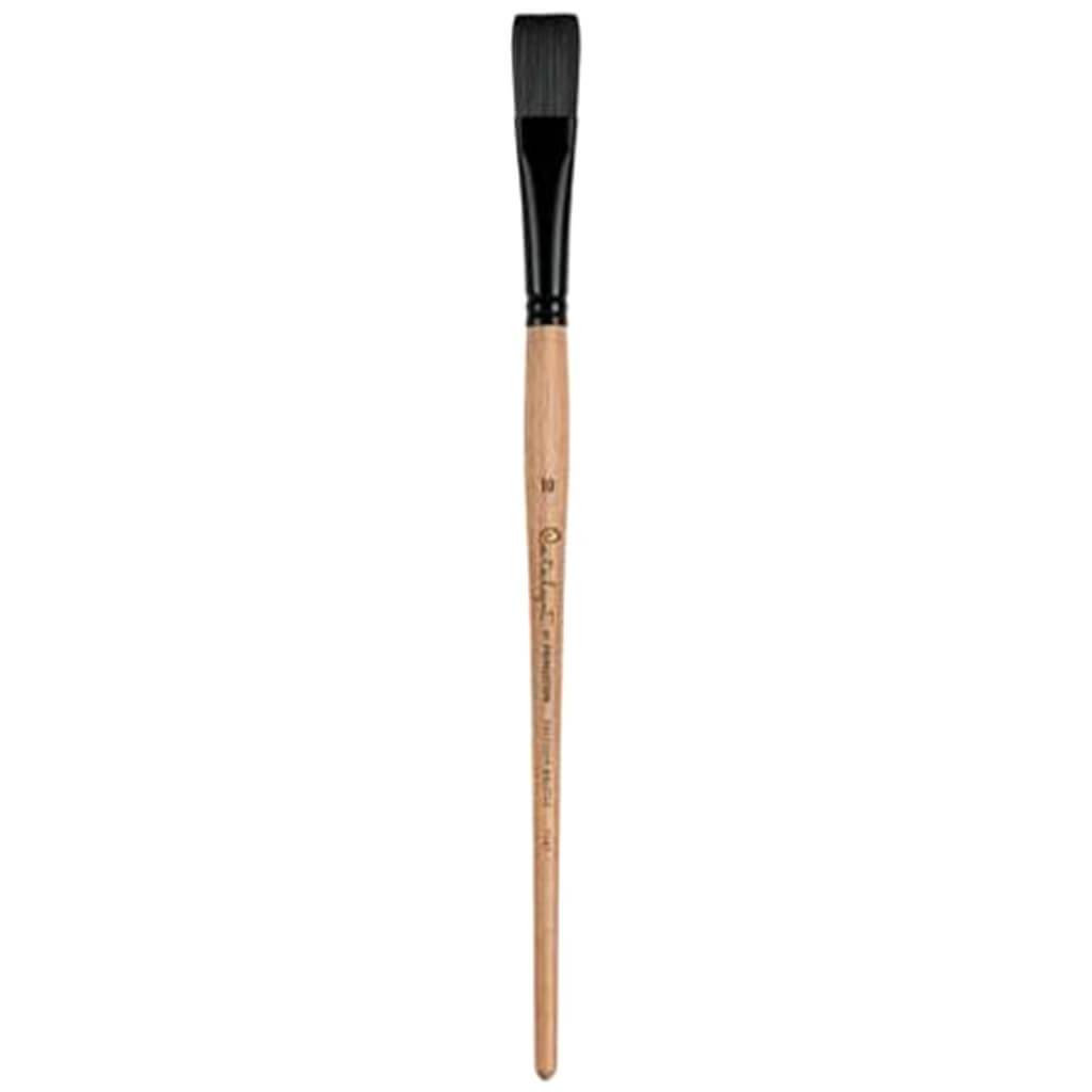 Princeton Catalyst Polytip Long Handle Bristle Brushes Flats