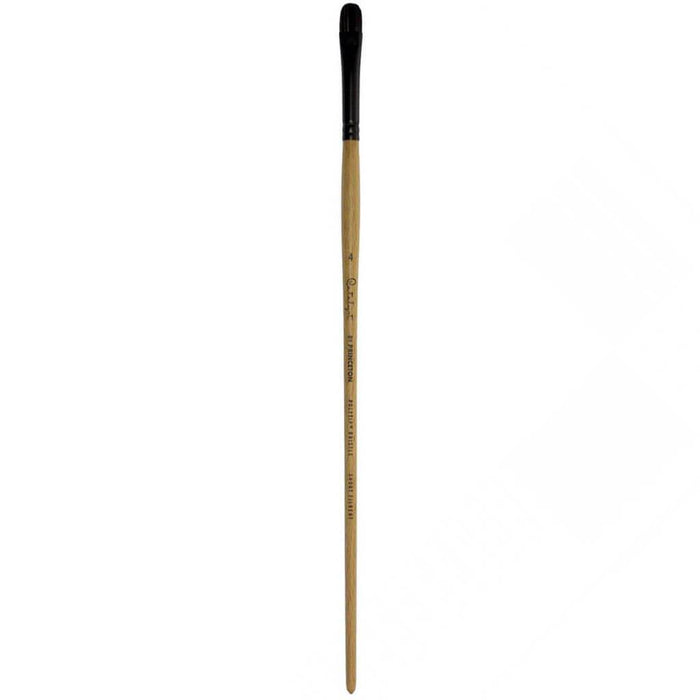 Princeton Catalyst Polytip Long Handle Bristle Brushes Filbert Short Hair
