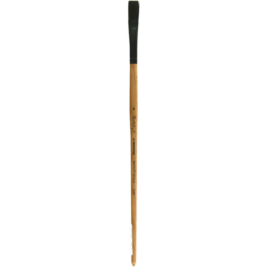 Princeton Catalyst Polytip Long Handle Bristle Brushes Flats