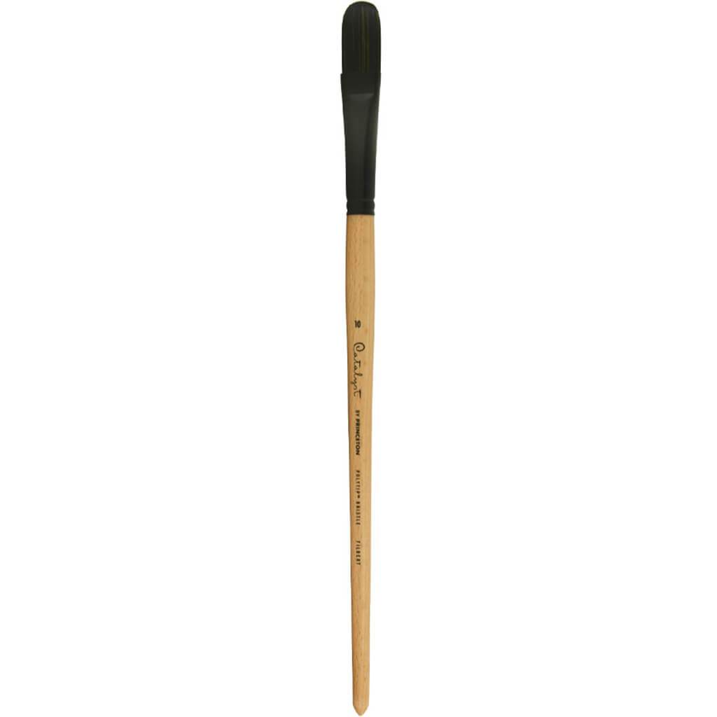 Princeton Catalyst Polytip Long Handle Bristle Brushes Filbert
