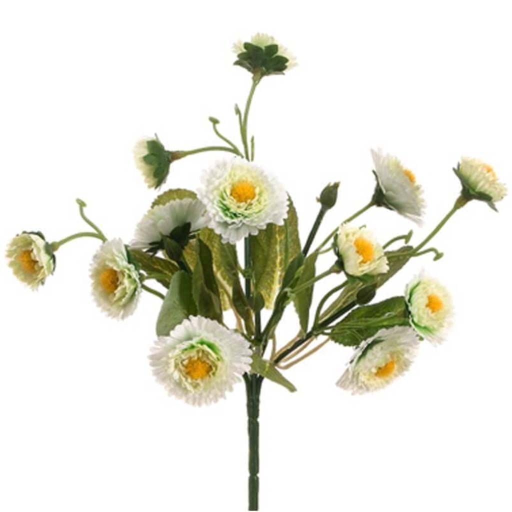 8.5"Calendula Bush Cr/Ye 
