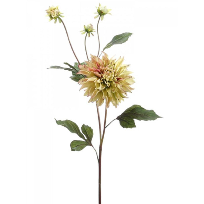 37"Garden Dahlia Spray Gr/Pu 