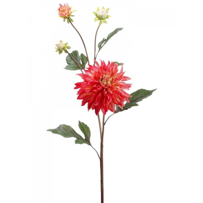 37"Garden Dahlia Spray Pe/Pk 