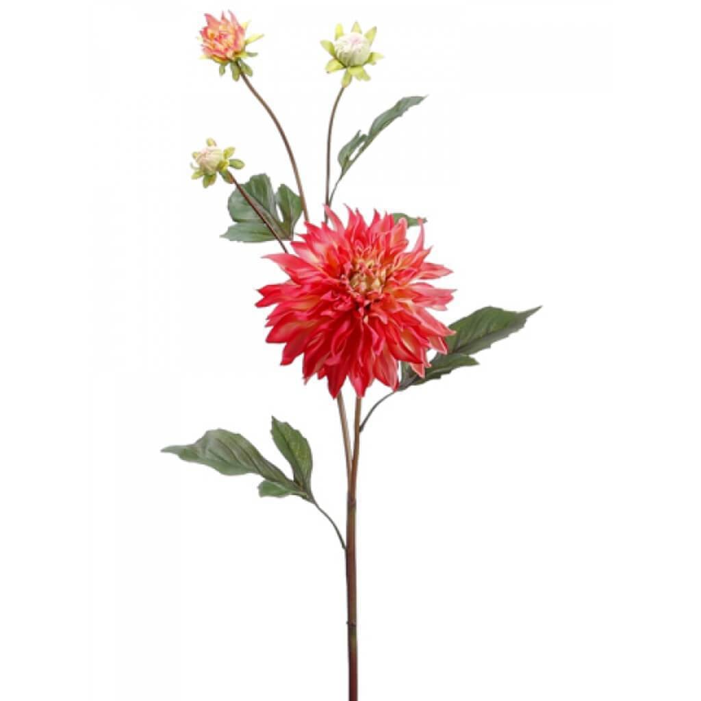 37"Garden Dahlia Spray Pe/Pk 