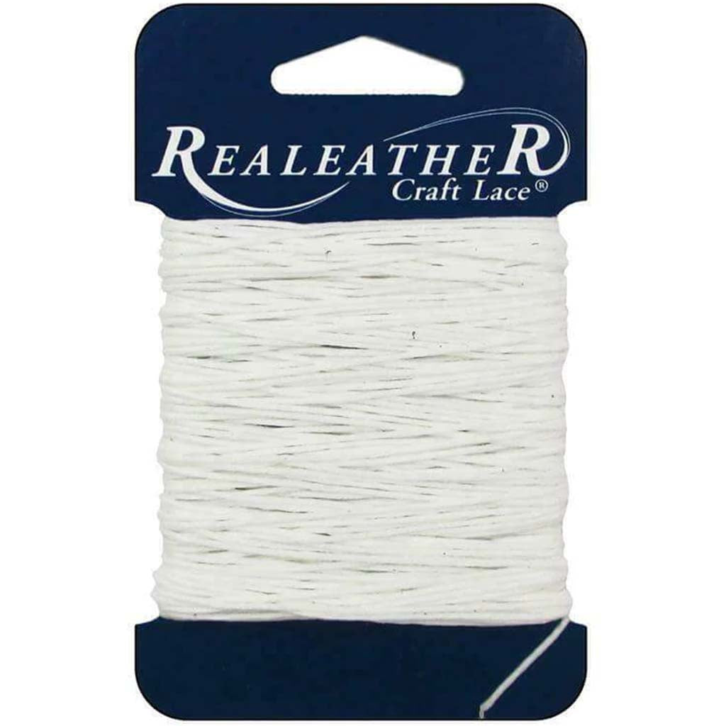 CORD WAXED 25YDS WHITE 