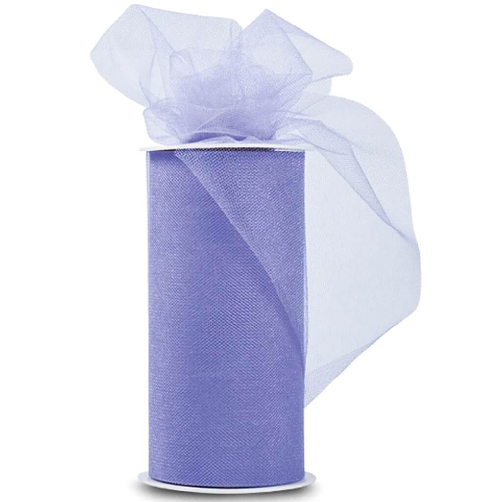 Expo Shiny Tulle 6in x 24yd Spool Lilac